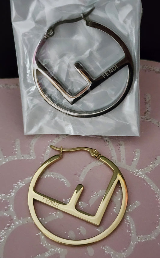 Gold or Silver Stainless Steel Earrings
