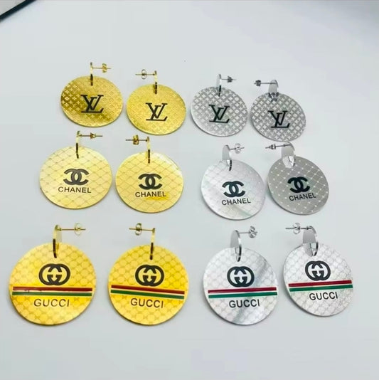 NEW Gold and Silver Stainless Steel Earrings (ON SALE)