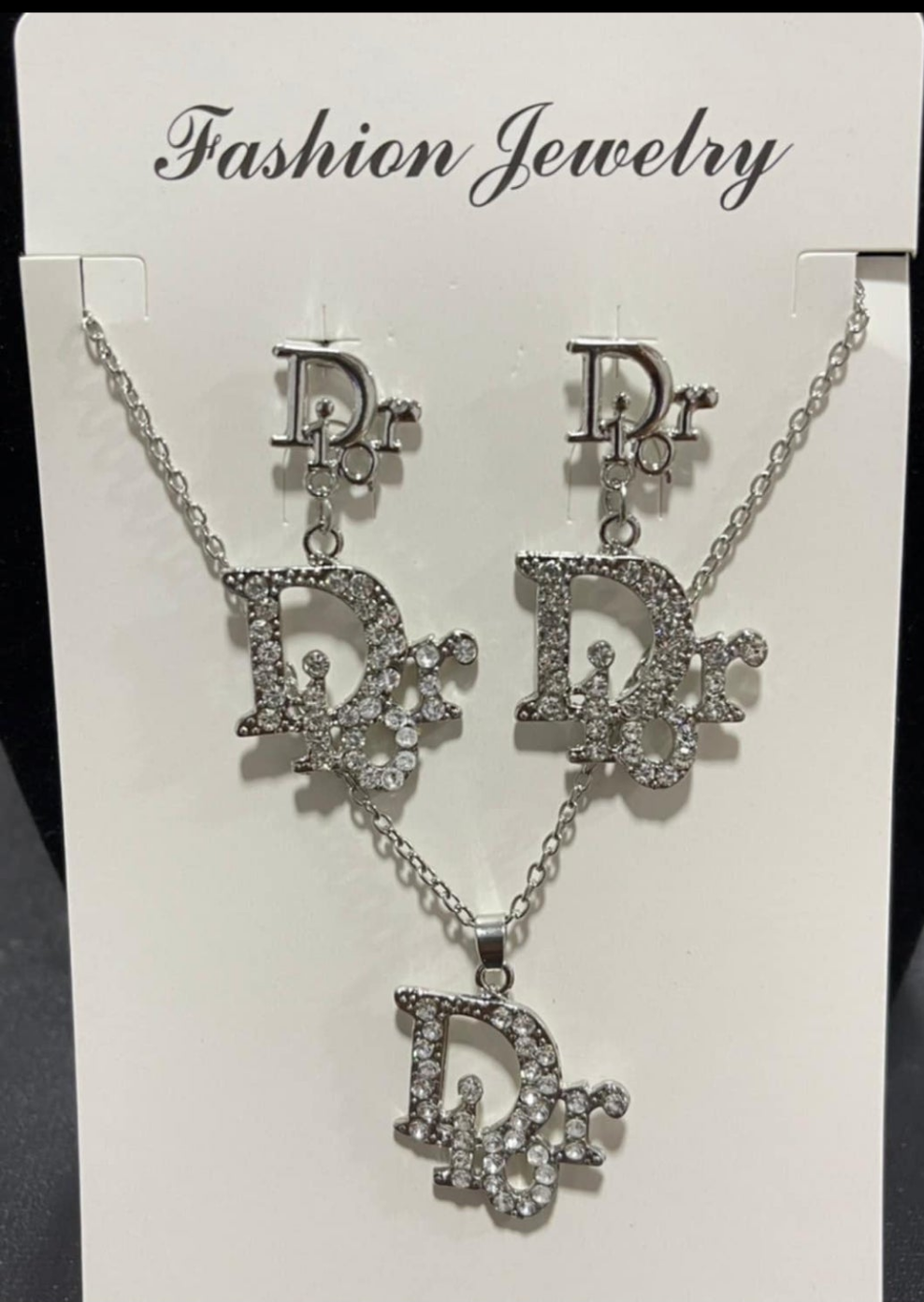 Fashion Gold or Silver Necklace with Earrings Sets