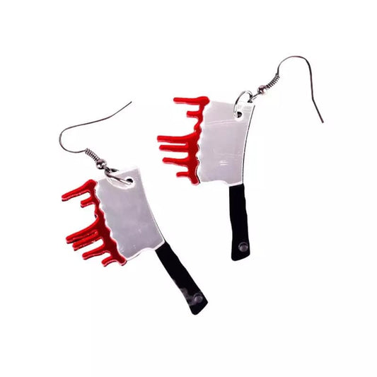 Axe Earrings Great for Halloween