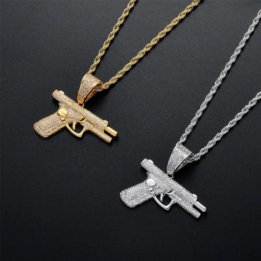 Crystal Pendants on Rope Chain