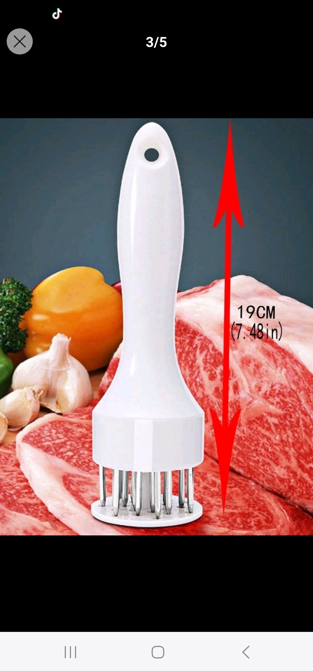 Stainless Steel Meat Tenderizer