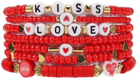 Valentines 💝 💝 Day Stackable Bracelets