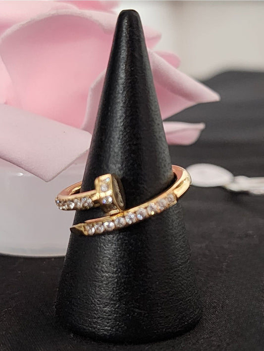 Luxury Gold or Silver Stainless Steel Rings