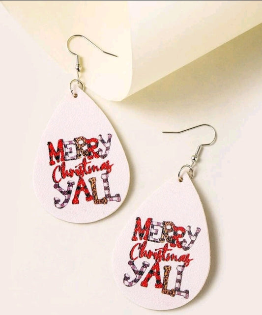 Merry Christmas Yall, Earrings