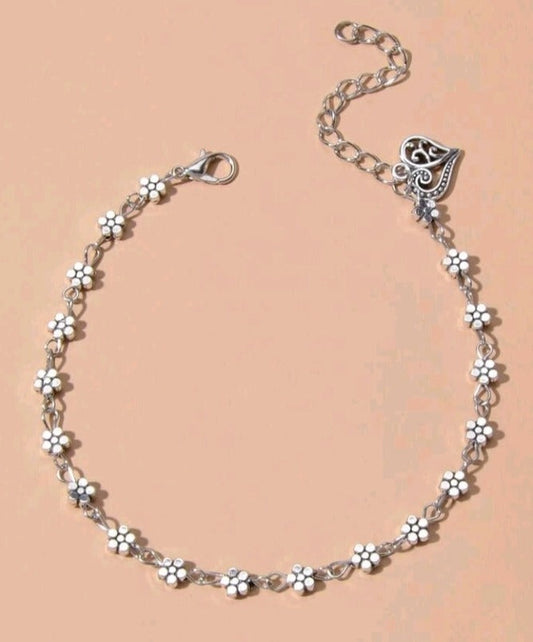 Flower Decor Anklet