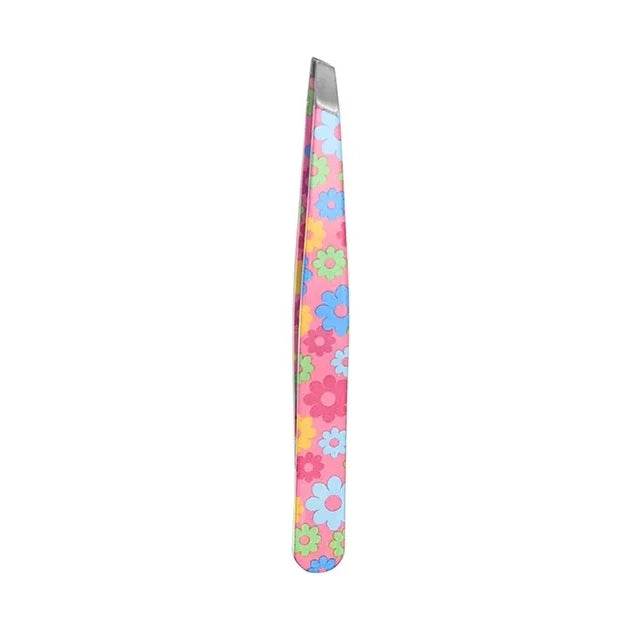 1 PC Eyebrow Tweezers (Cow Pattern) and More