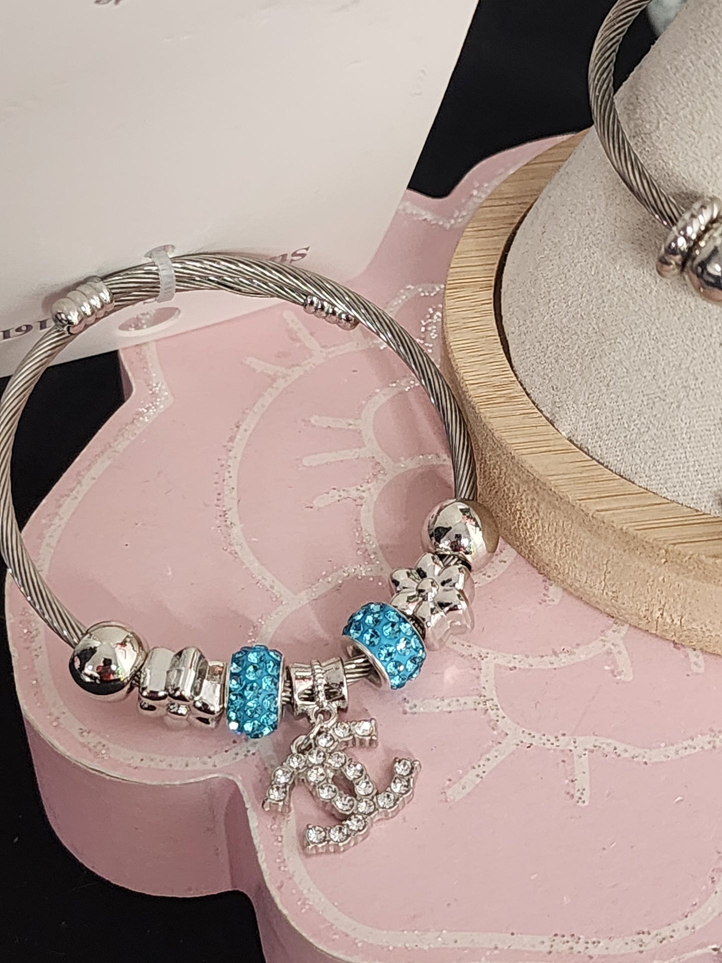 Stainless Steel Adjustable Charm Bracelets (BACK IN STOCK)