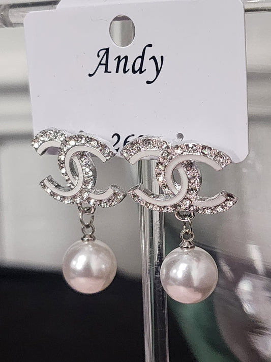Gold and Silver Fashion Earrings  (ON SALE)