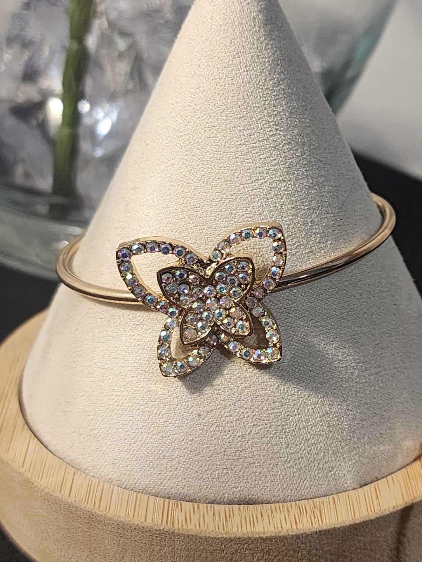 Gold Butterfly Cuff Bracelets