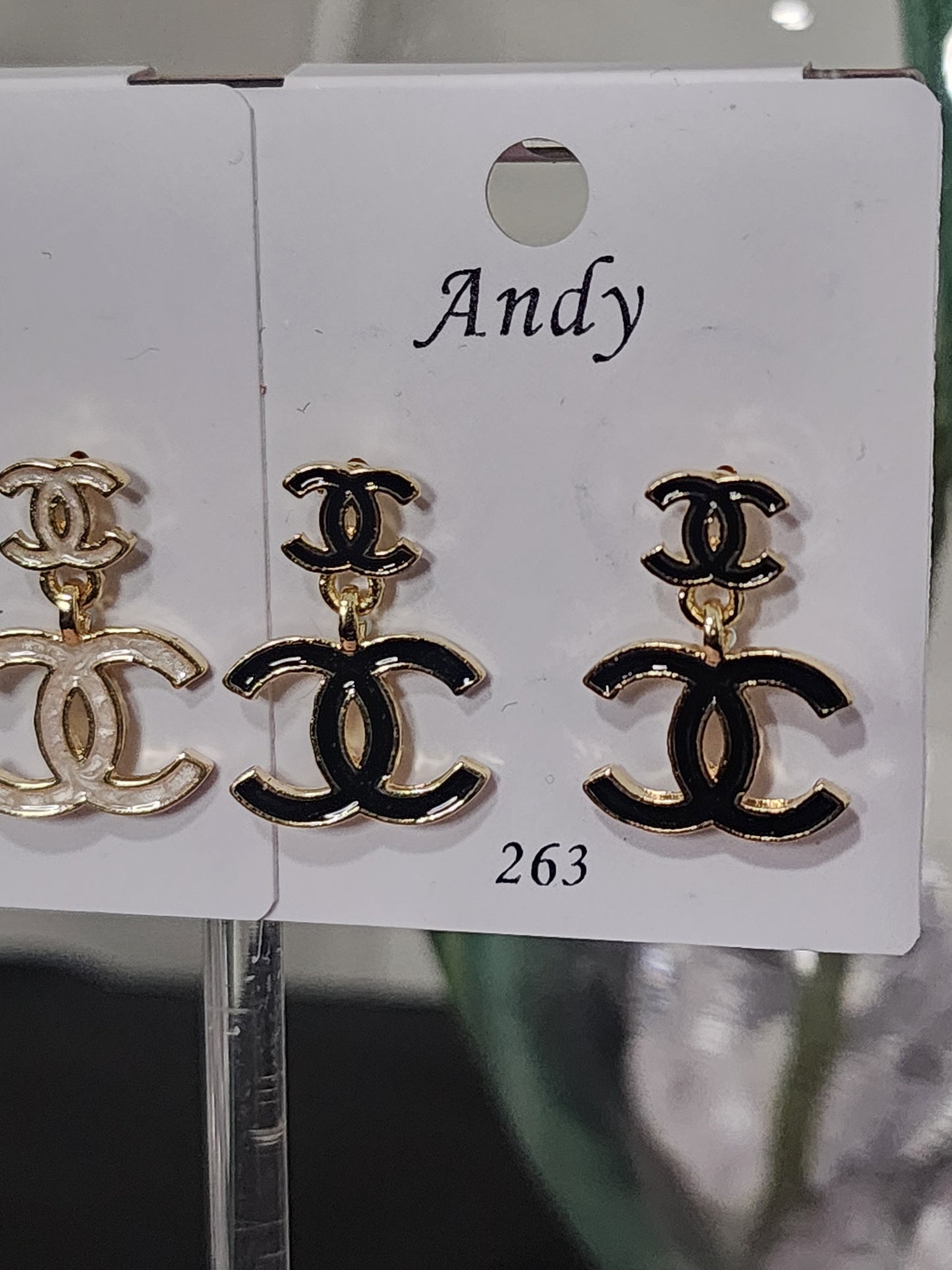 Gold Fashion Earrings (ON SALE)