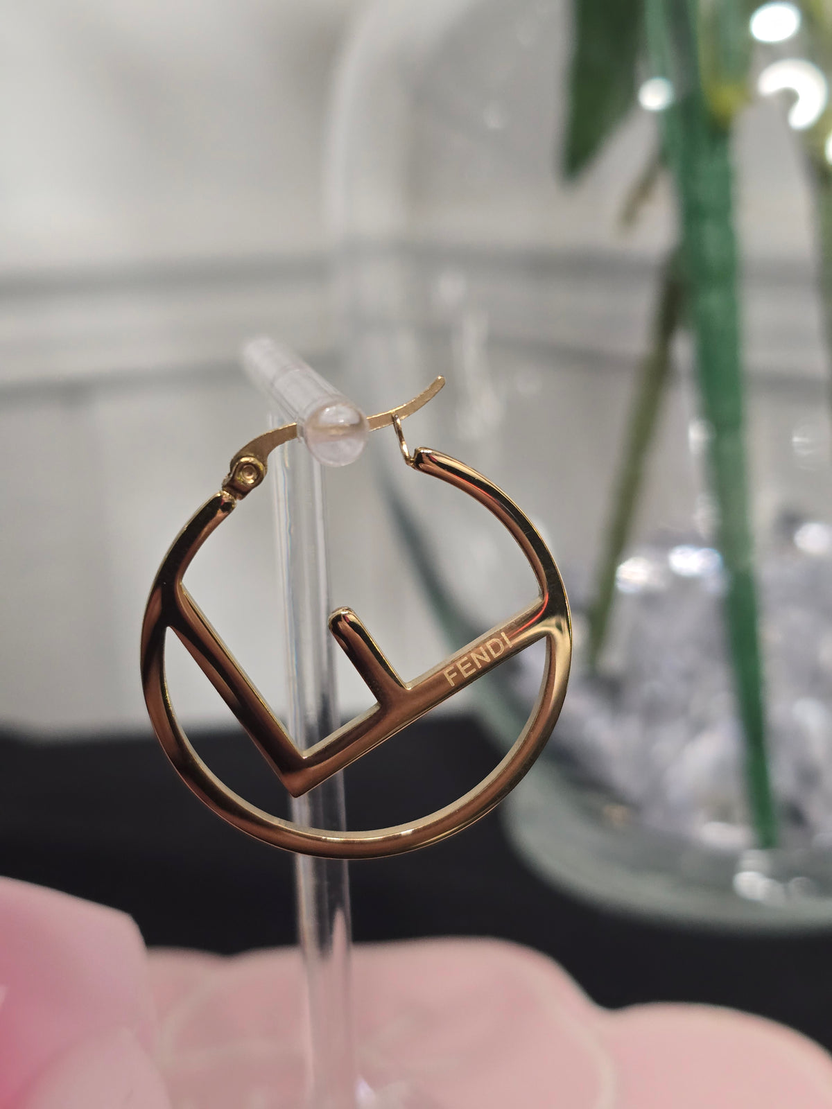 Stainless Steel Hoop Fashion Earrings (Available in Gold or Silver) ON SALE