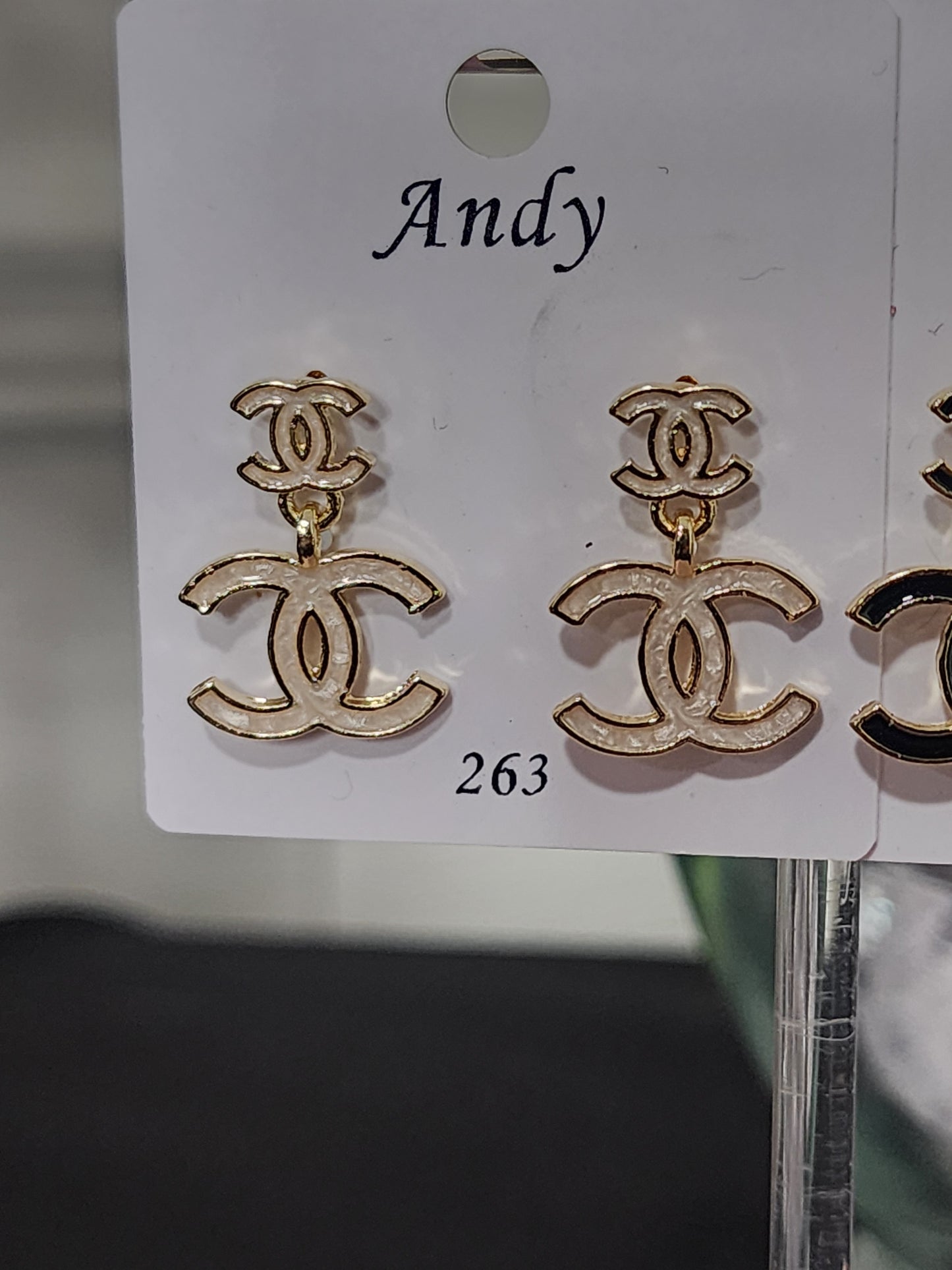 Gold Fashion Earrings (ON SALE)