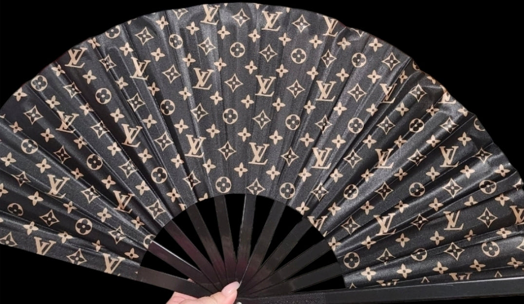 Large Accordion Style Silk Fans (ON Sale)
