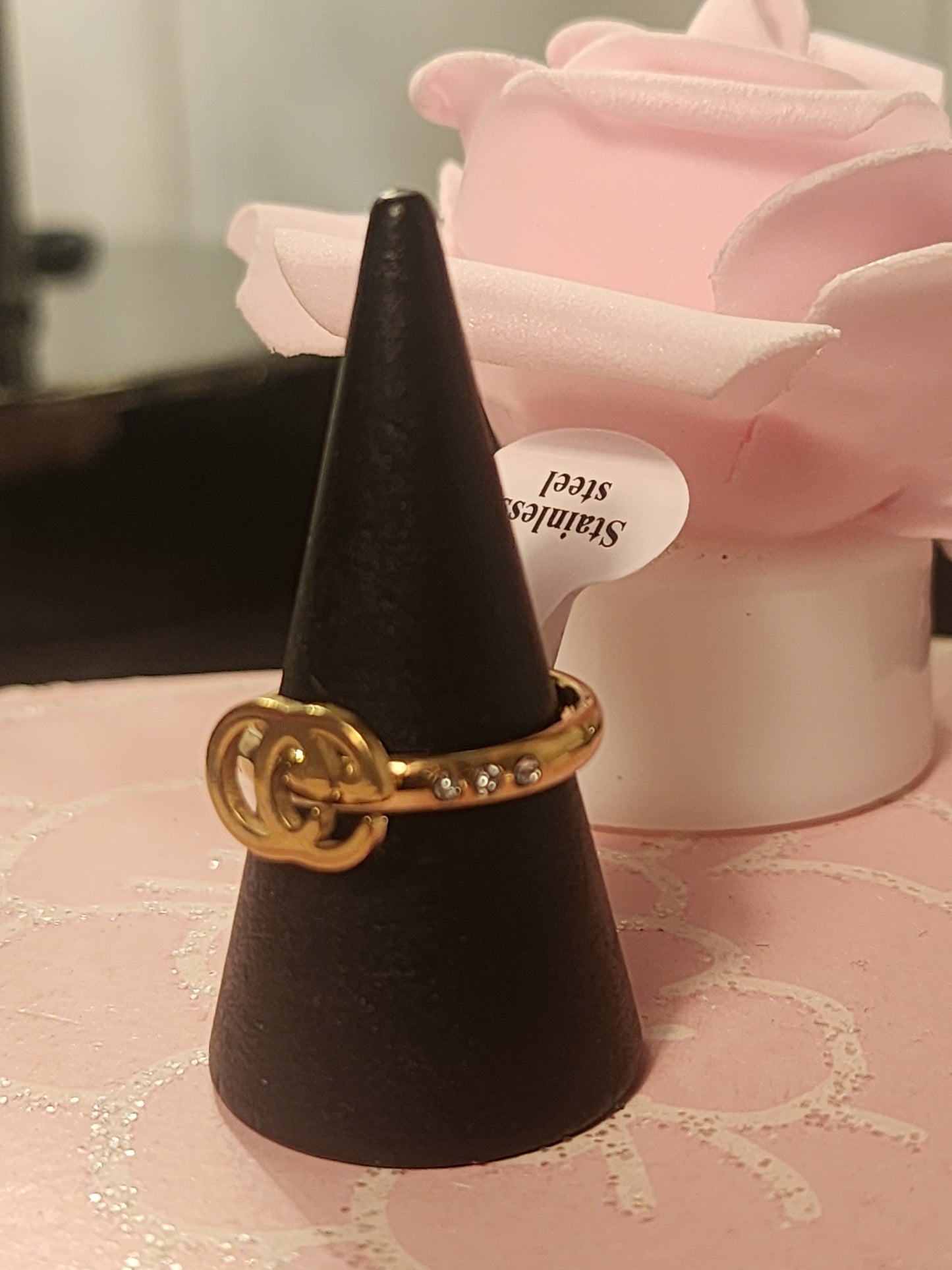 Gold or Silver Stainless Steel Rings