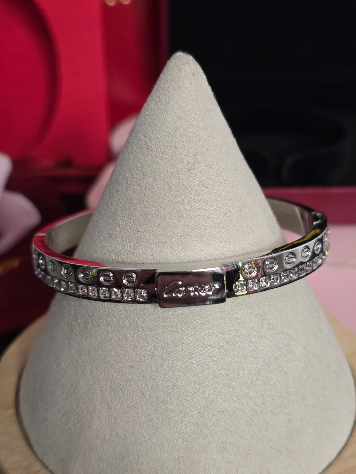 Gold, Silver or Rose Gold Stainless Steel Love Bracelets ALL come with Gift Box,Gift Bag and Soft Jewelry Bag or Earrings (ON SALE)