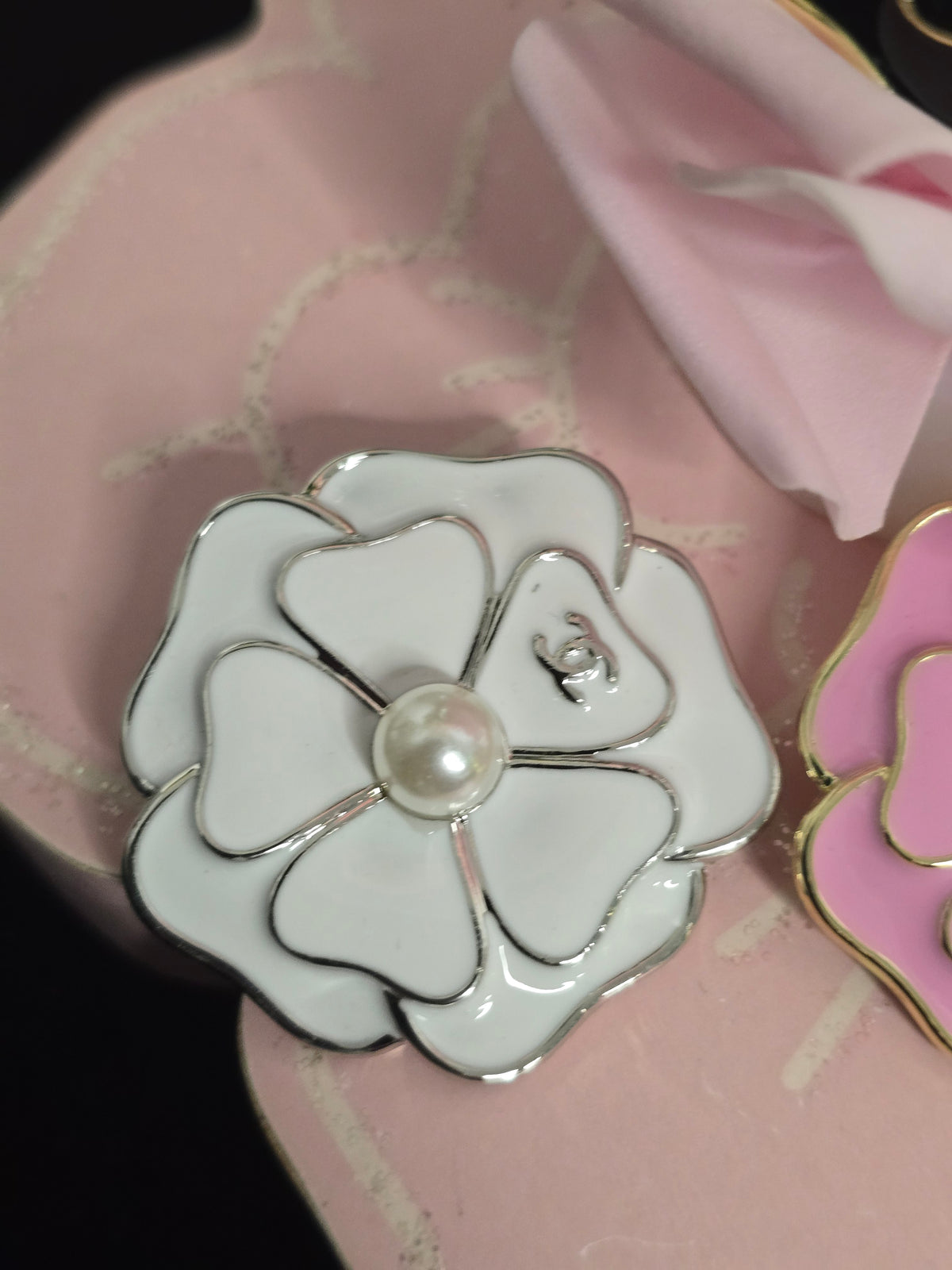Gold or Silver Rhinestone Brooches (Handmade)