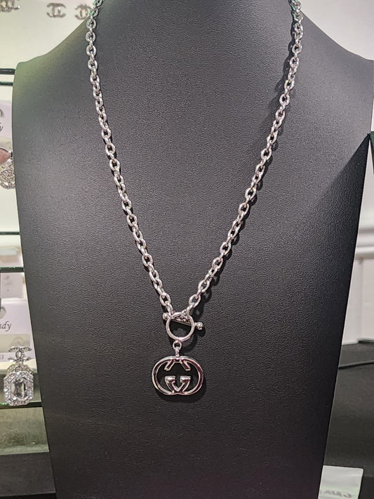 Silver Stainless Steel Necklace