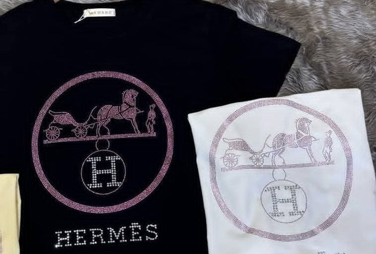 Butterfly Soft Rhinestone Tshirts