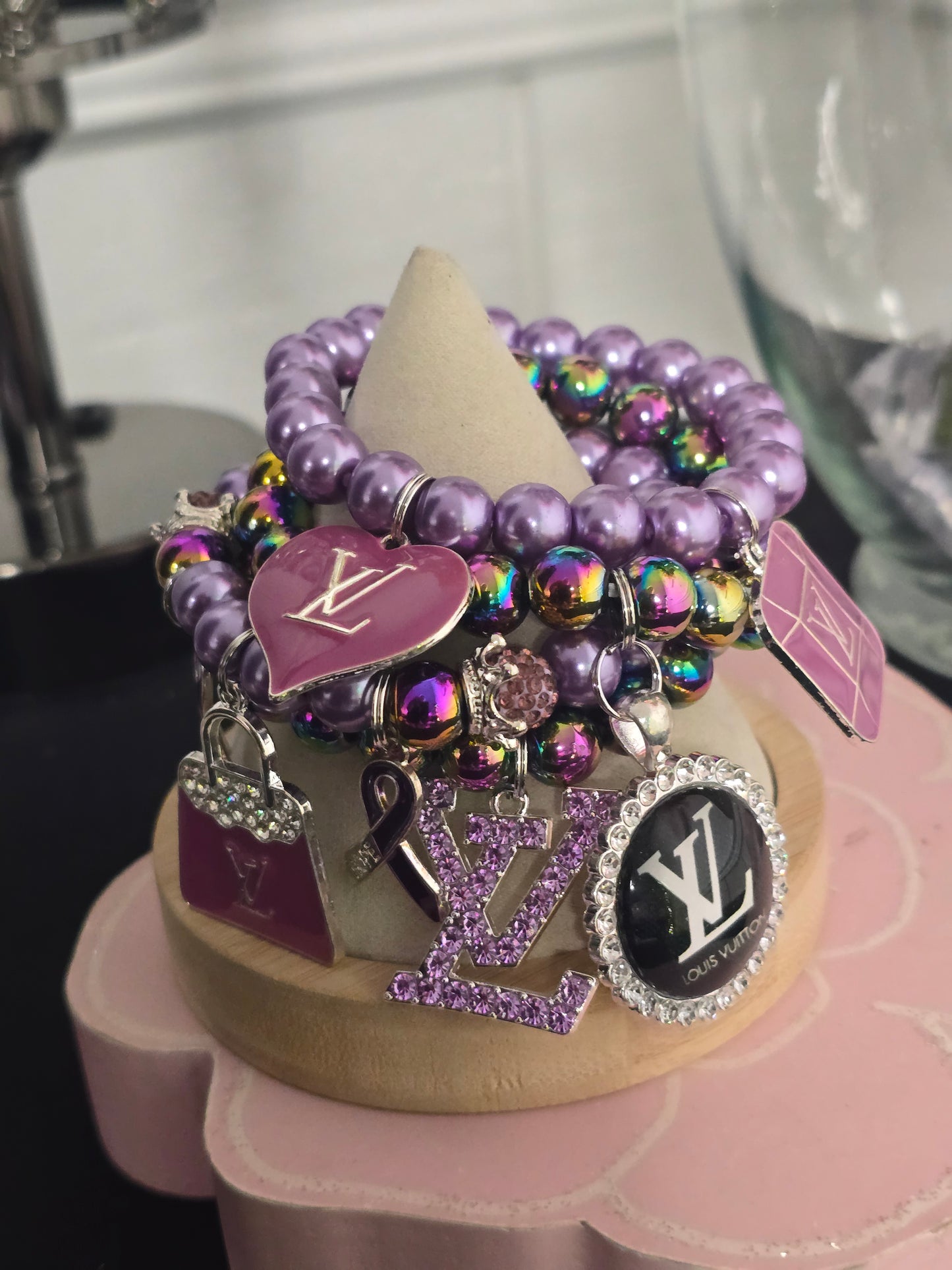 NEW Handmade Fashion Glass Beaded Stack Bracelets
