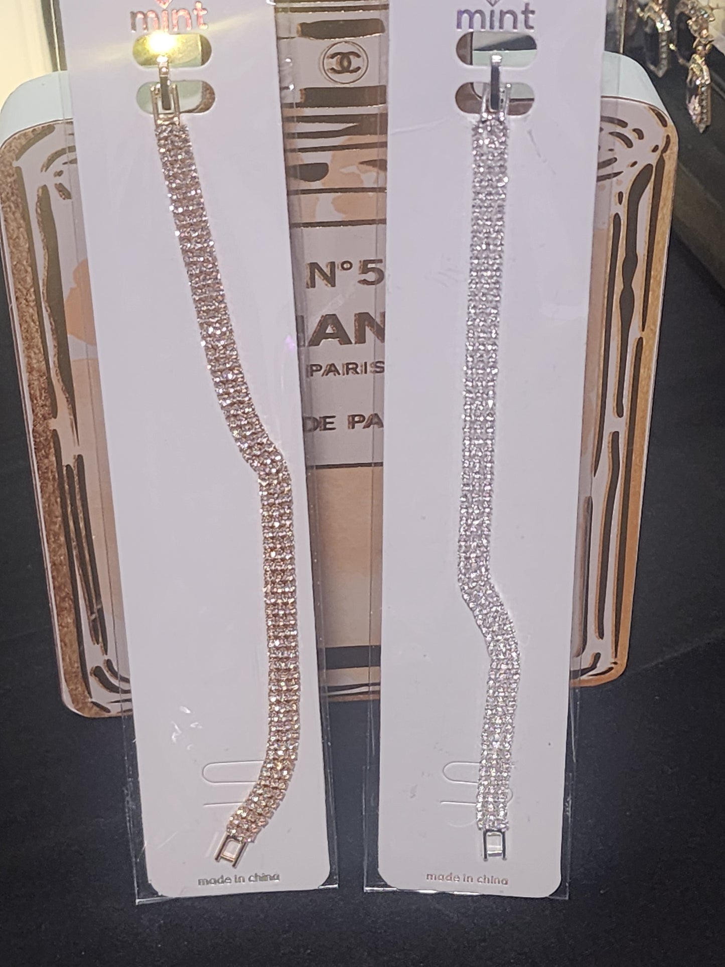 Gold or Silver Multi-Layered Tennis Bracelets