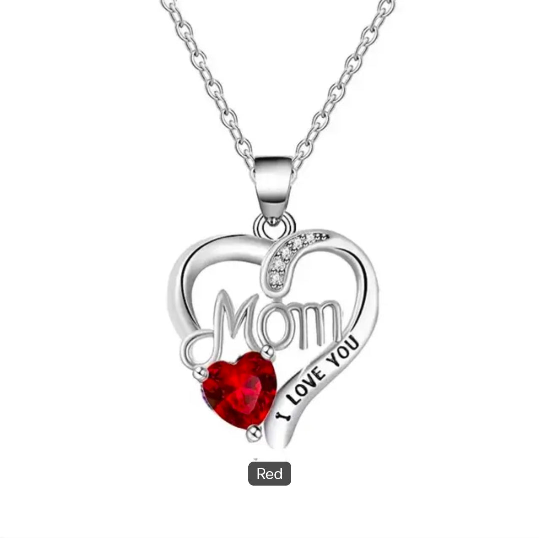 I LOVE YOU MOM Mother's Day Necklaces