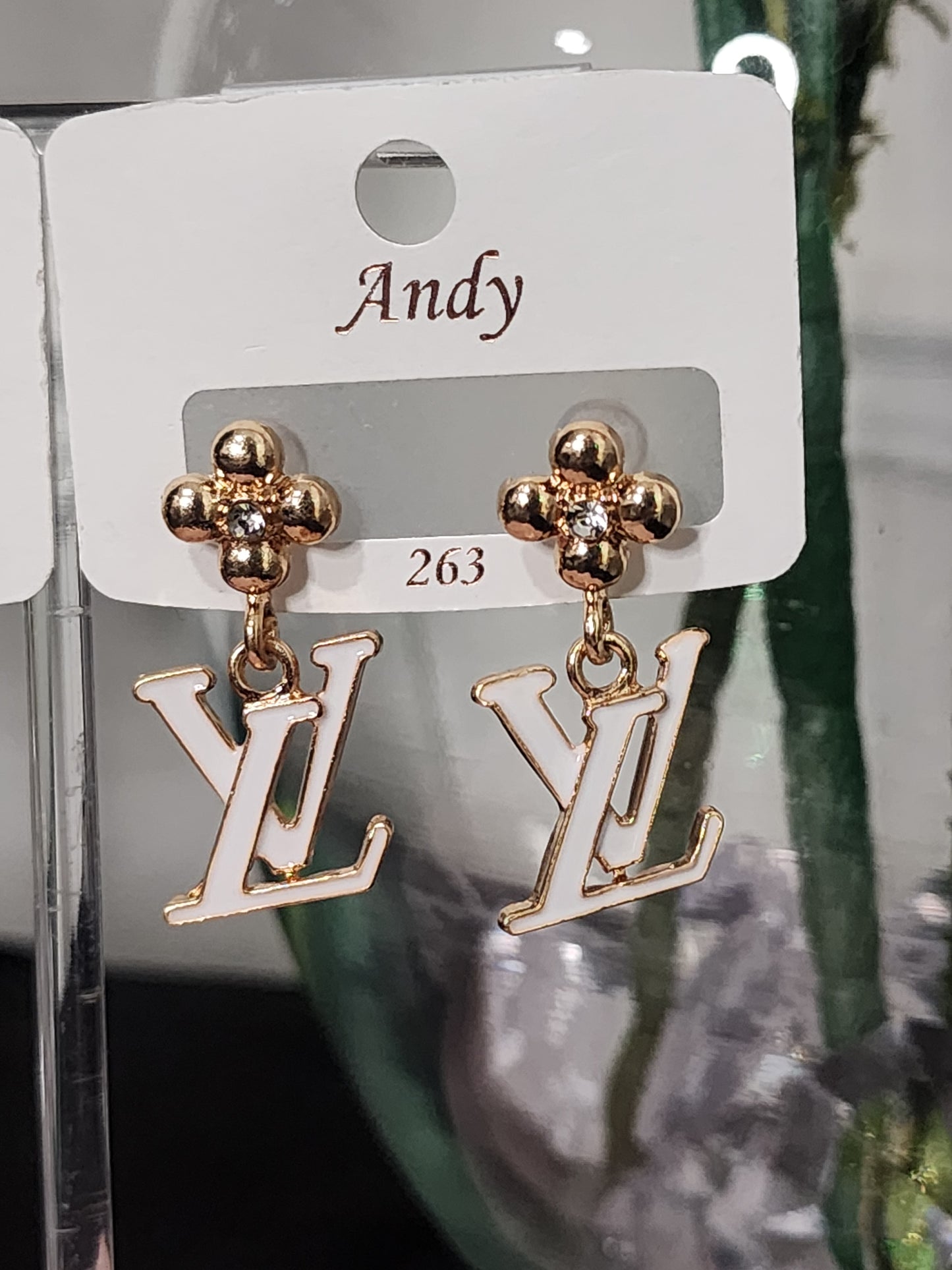 Gold Fashion Earrings (ON SALE)