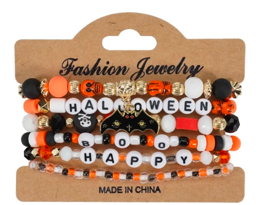 Halloween Stack Bracelets