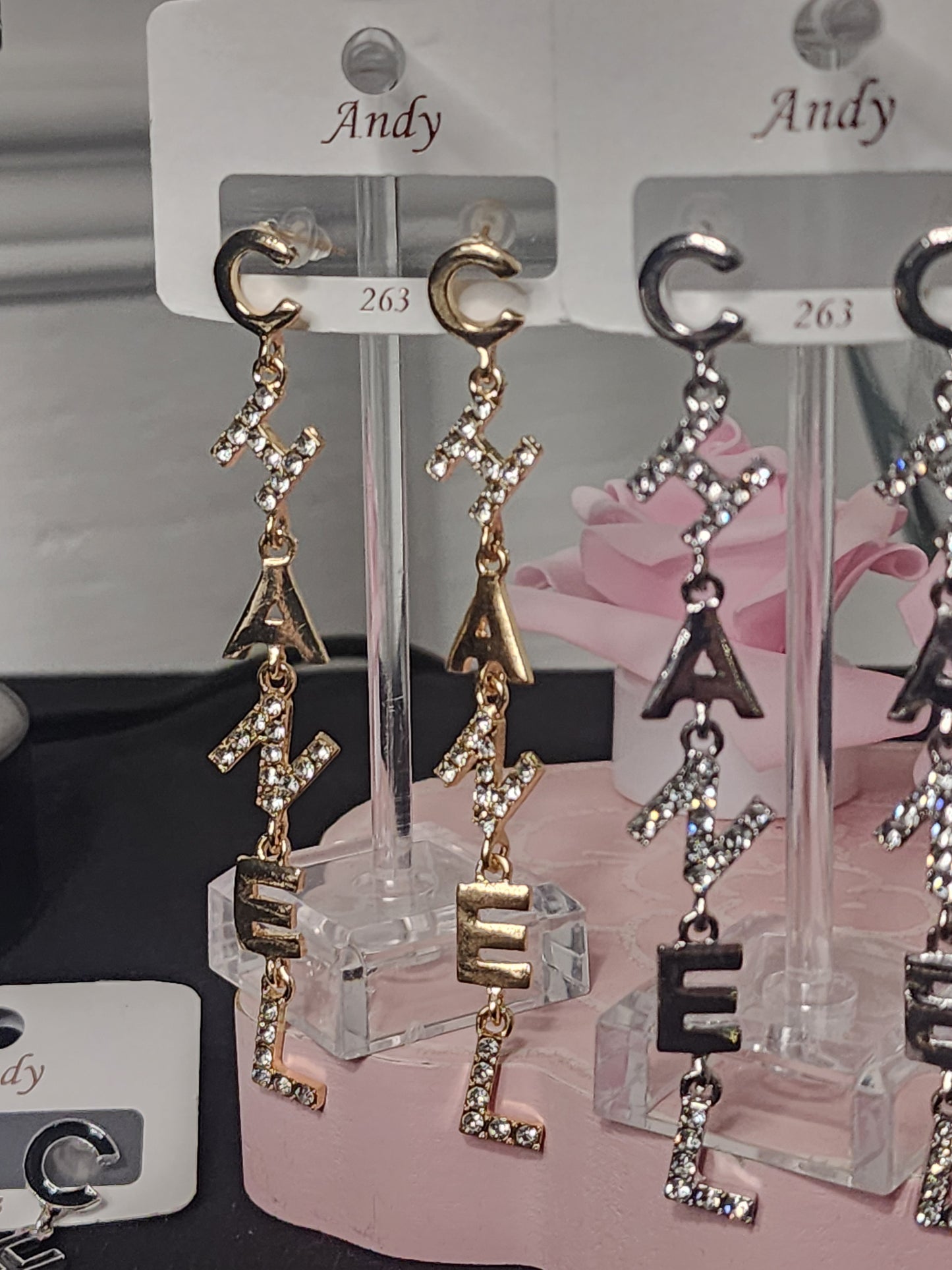 Dangling Gold or Silver Earrings