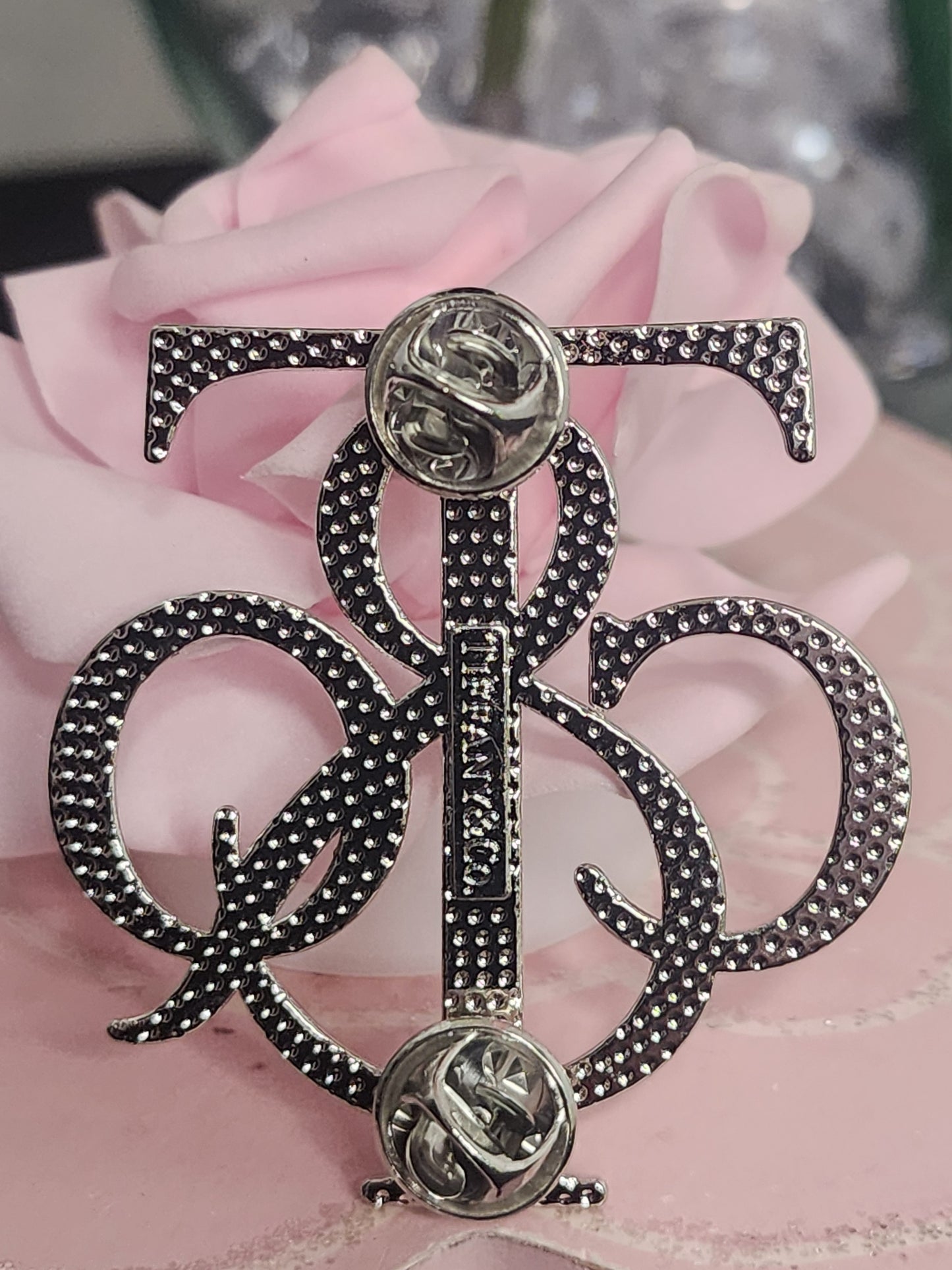 Gold or Silver Rhinestone Brooches