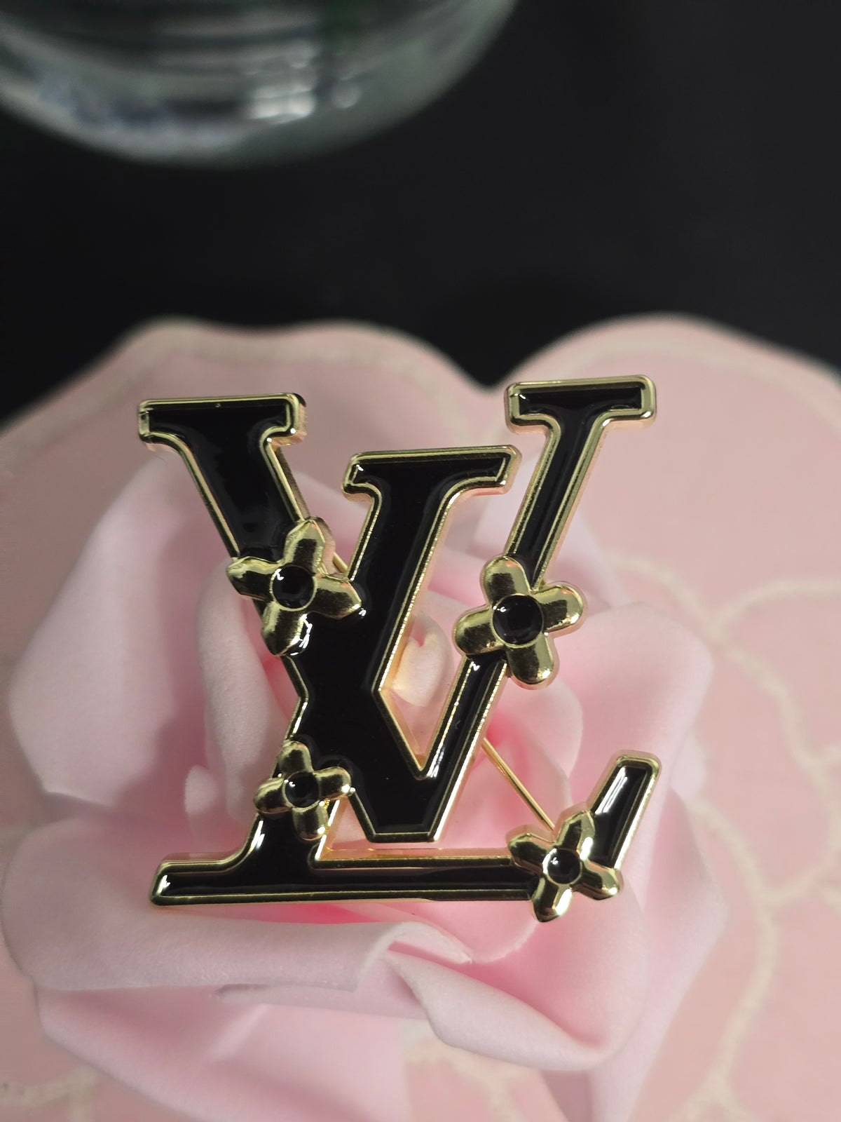 Gold or Silver Rhinestone Brooches (Handmade)