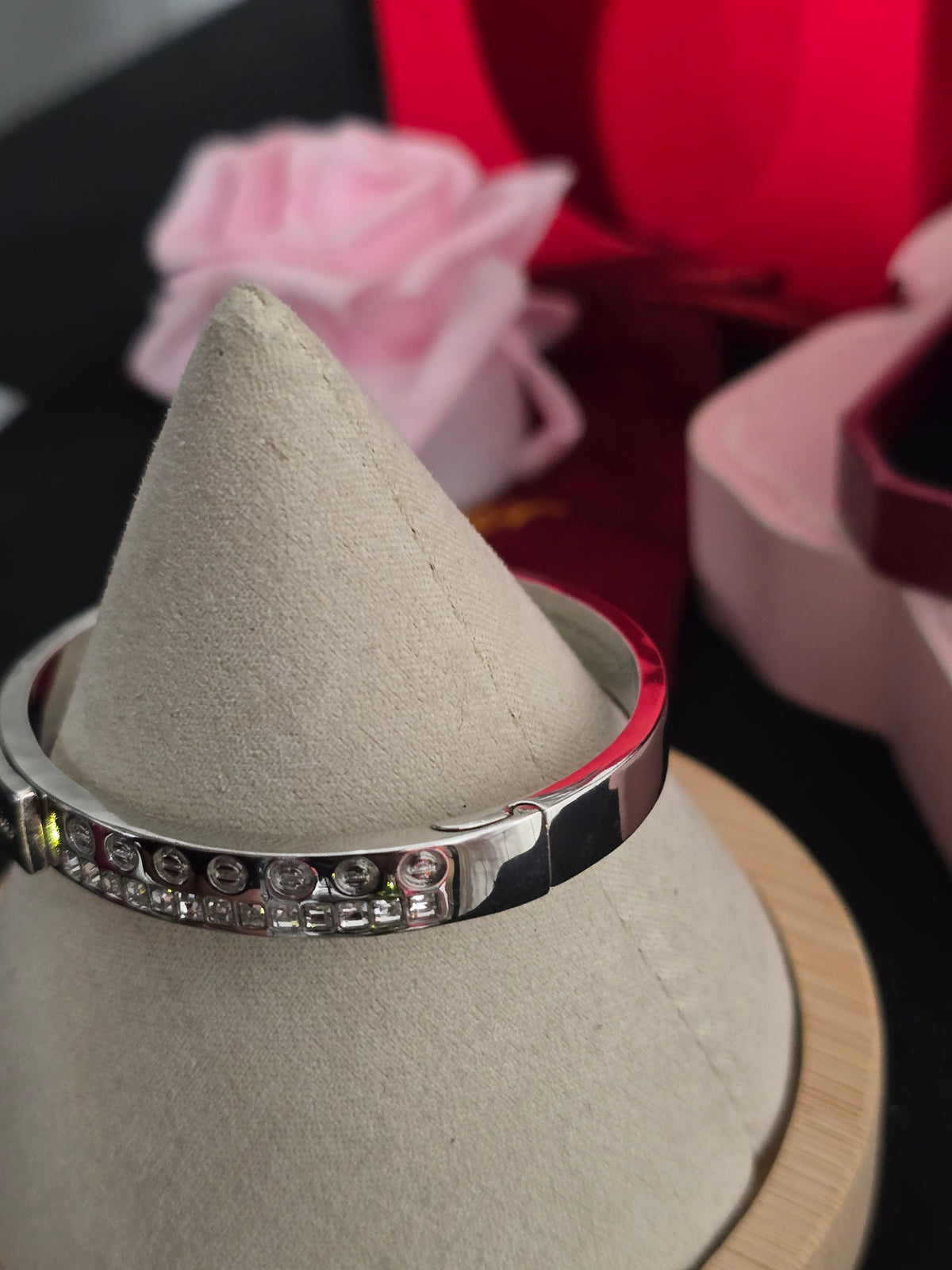 Gold, Silver or Rose Gold Stainless Steel Love Bracelets ALL come with Gift Box,Gift Bag and Soft Jewelry Bag or Earrings (ON SALE)
