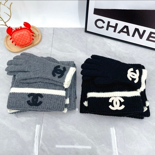 Upcycled Golves, Beanie and Scarf Sets