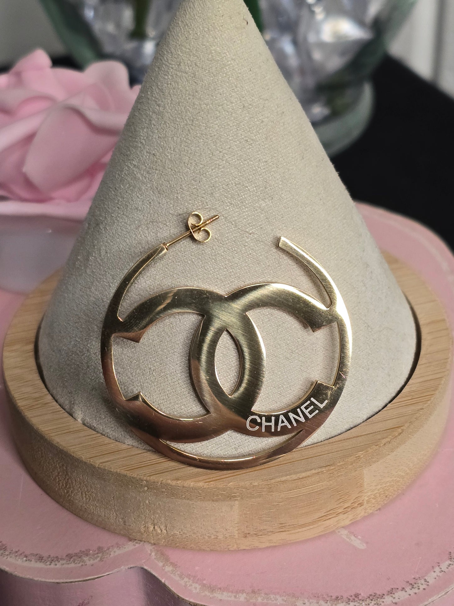 Gold or Silver Stainless Steel Hoop Earrings (ON SALE)