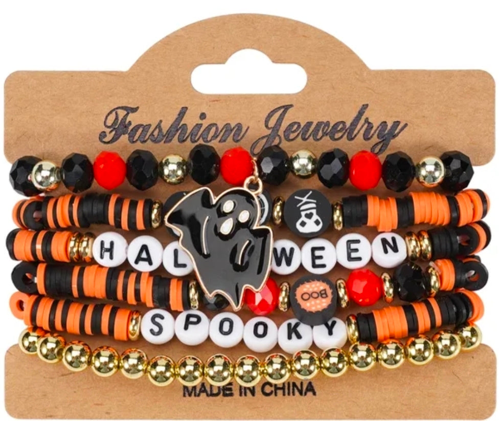 Halloween Stack Bracelets