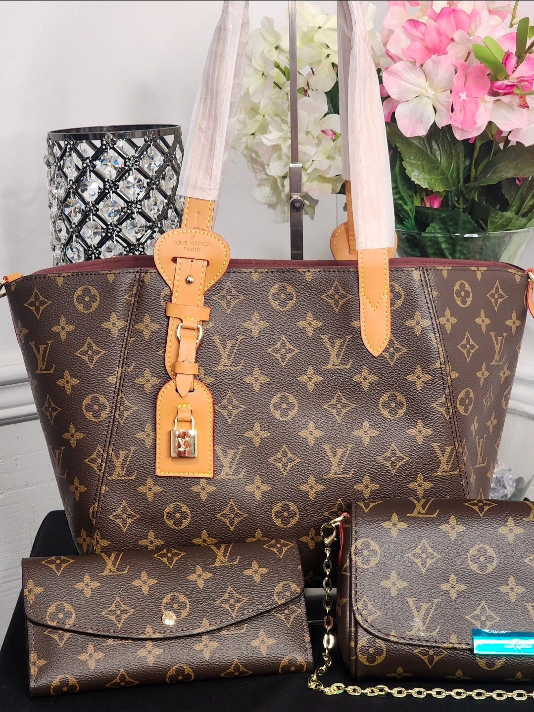 Handbag, Evening Bag with Long Wallet Set (CLEARANCE SALE)