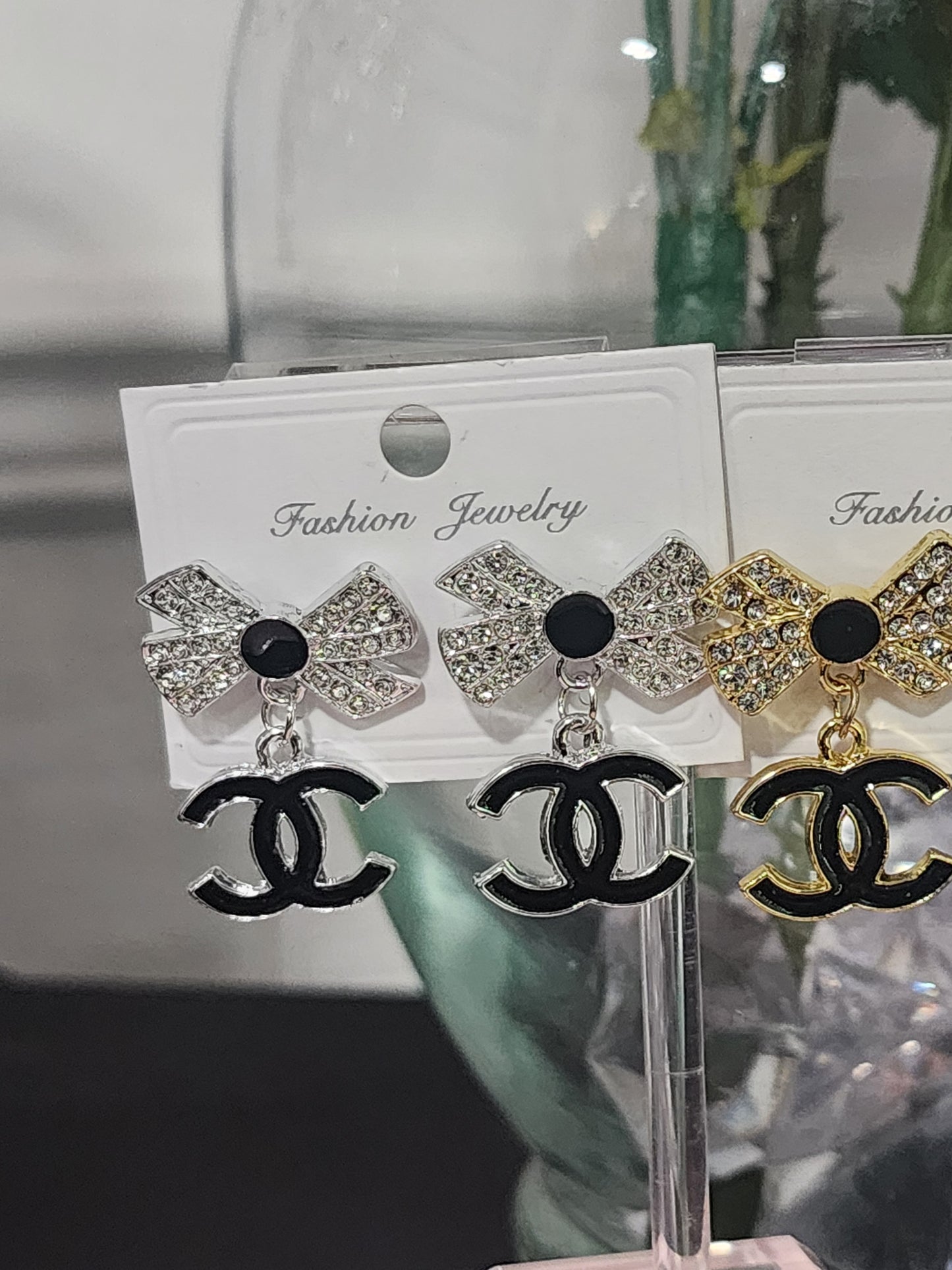 Gold or Silver Bow Earrings (ON SALE)