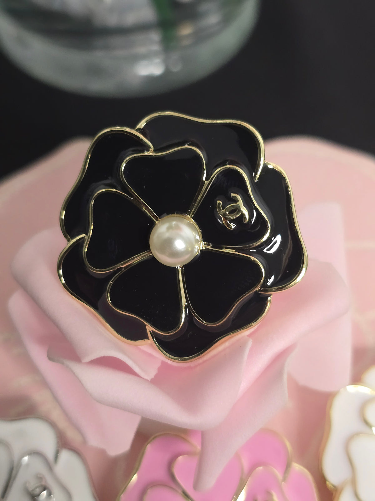Gold or Silver Rhinestone Brooches (Handmade)