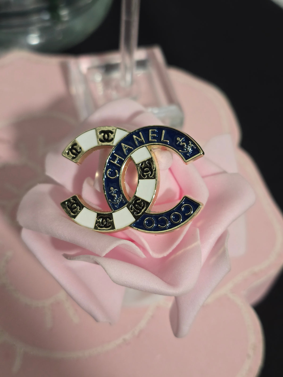 Gold or Silver Rhinestone Brooches (Handmade)
