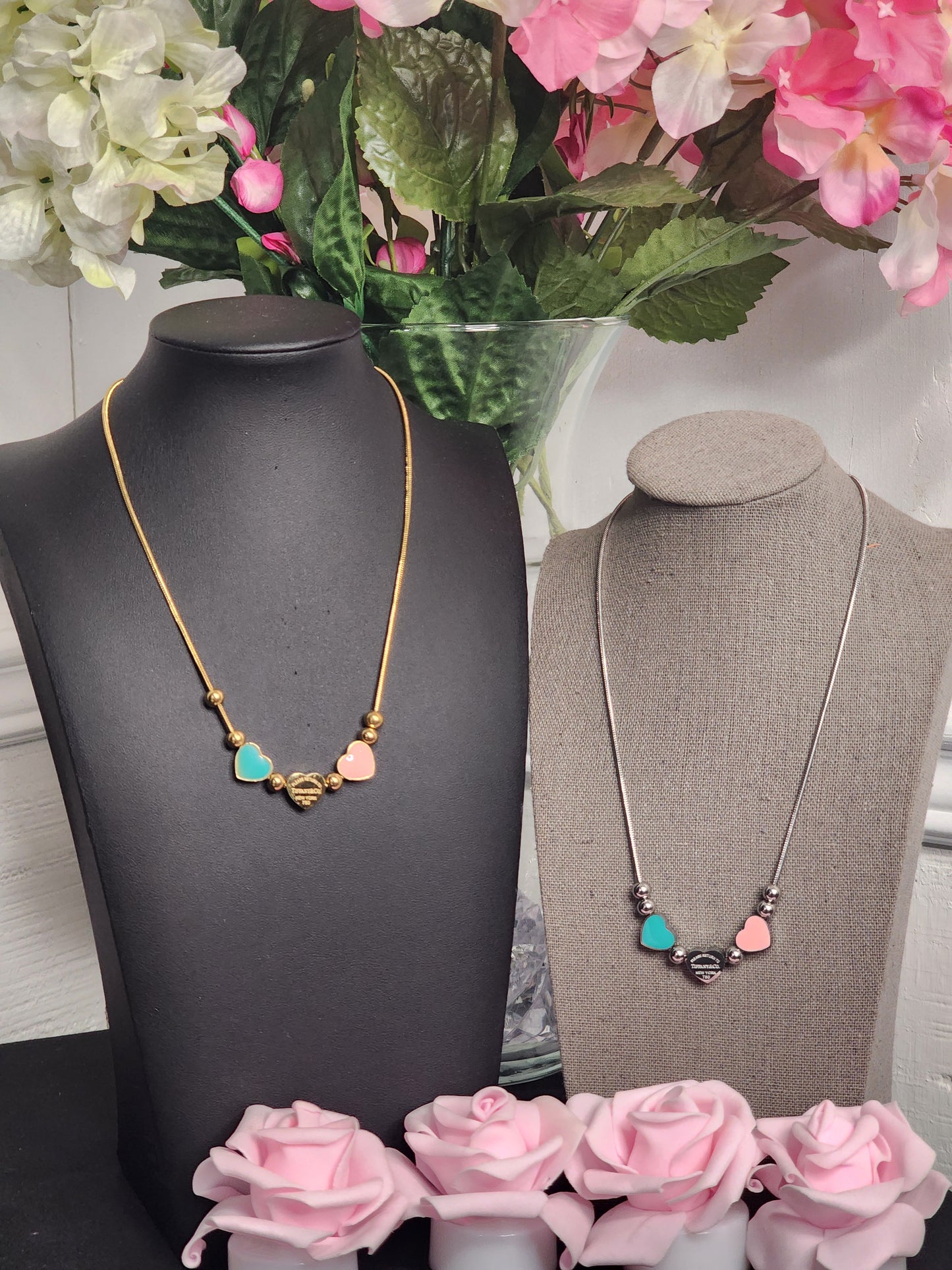 Gold or Silver Stainless Steel Necklaces