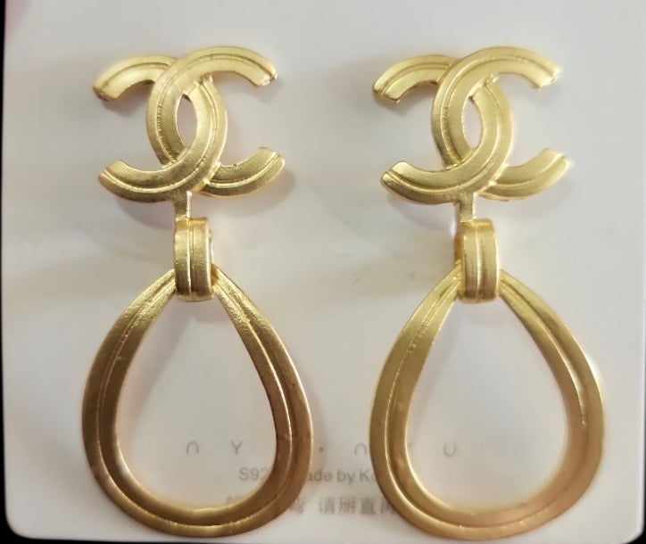 Gold or Silver Fashion Stainless Steel Earrings (CLEARANCE SALE)