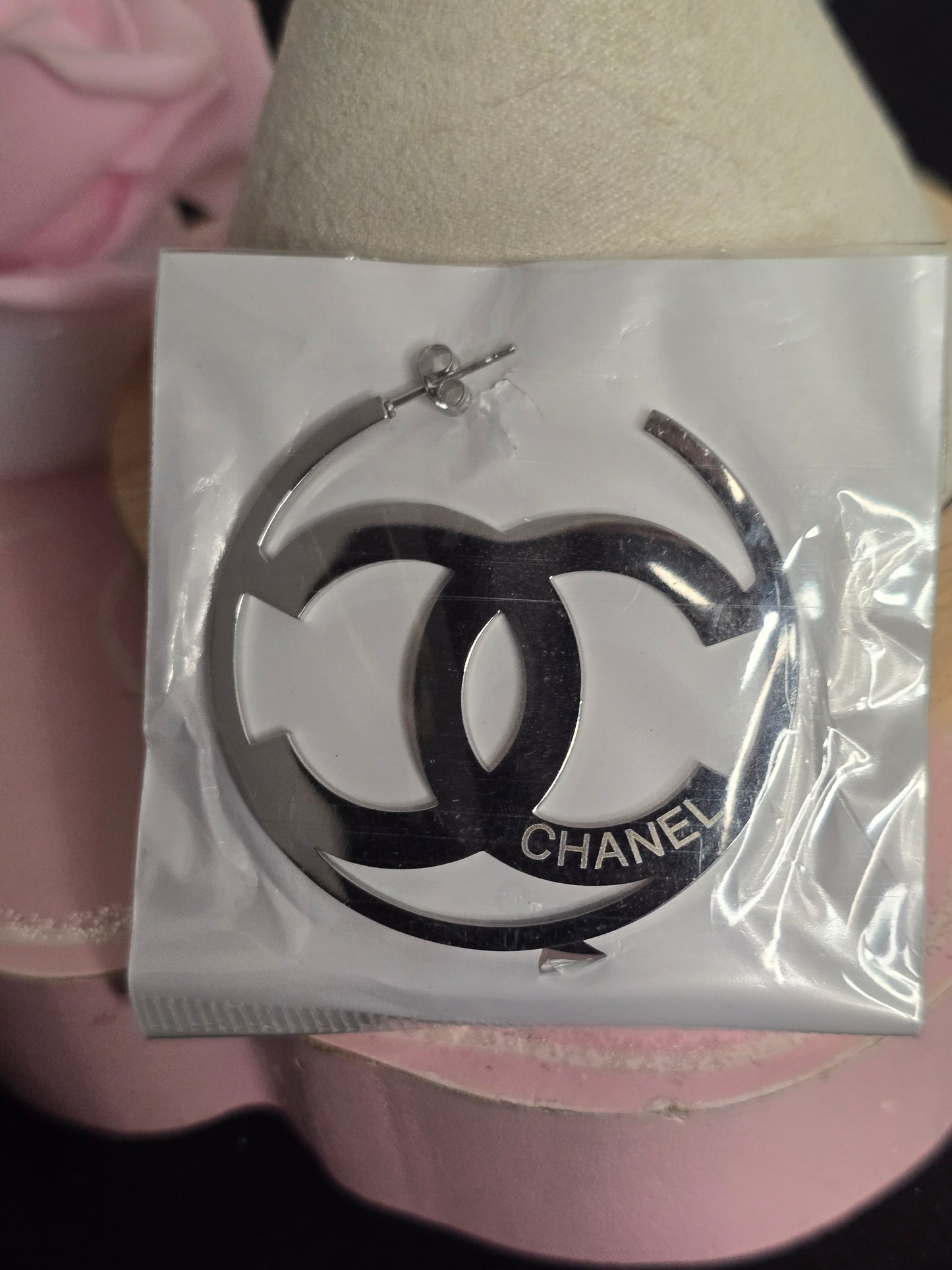 Gold or Silver Stainless Steel Hoop Earrings (ON SALE)