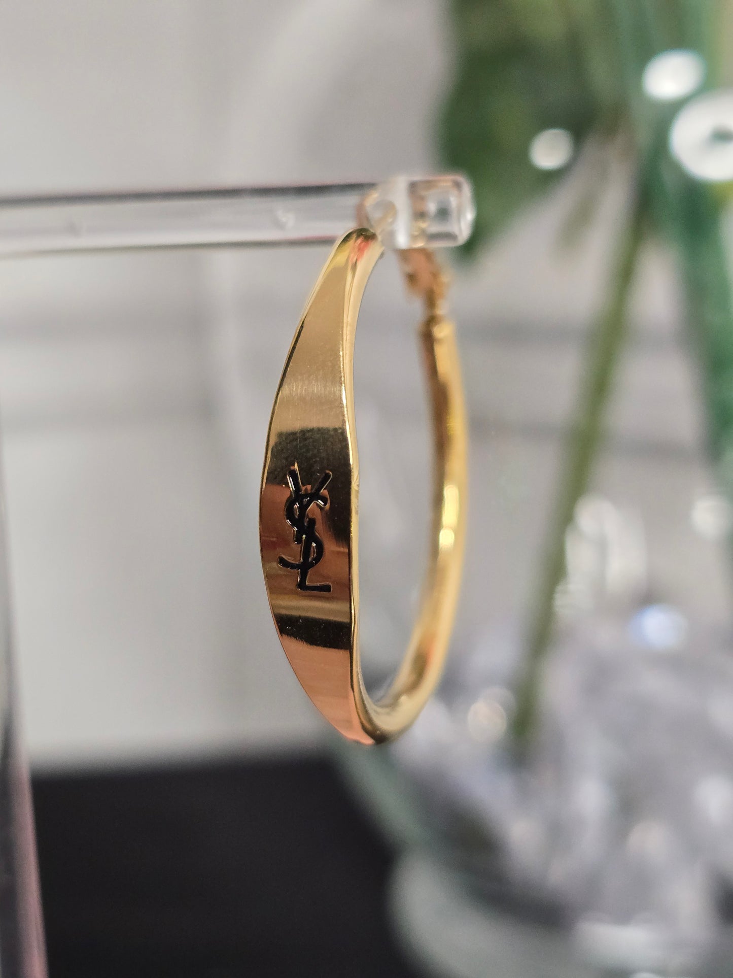 Gold or Silver Stainless Steel Hoop Earrings (ON SALE)