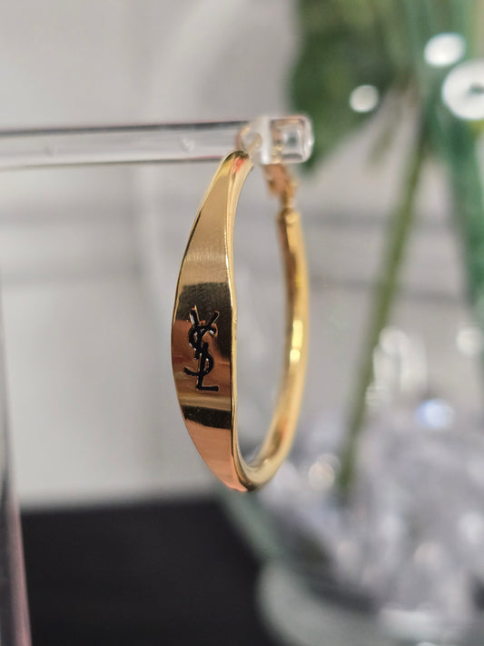 Gold or Silver Stainless Steel Hoop Earrings (ON SALE)