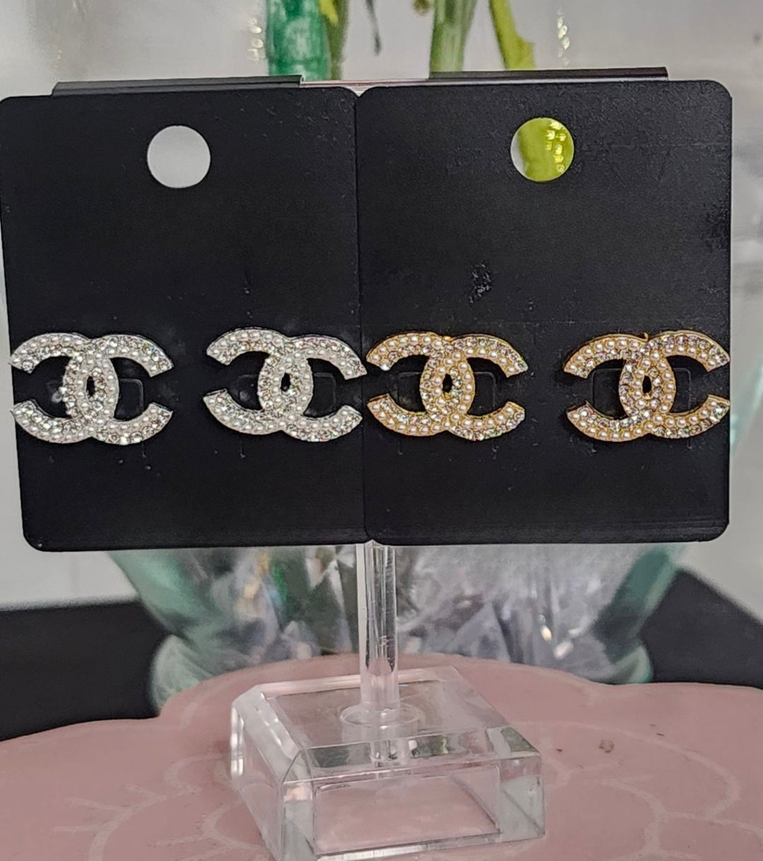 Dainty Gold and Silver Earrings