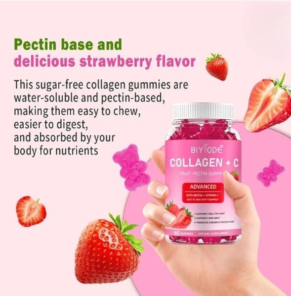 Collagen Fruit Pectin (60 Gummies)