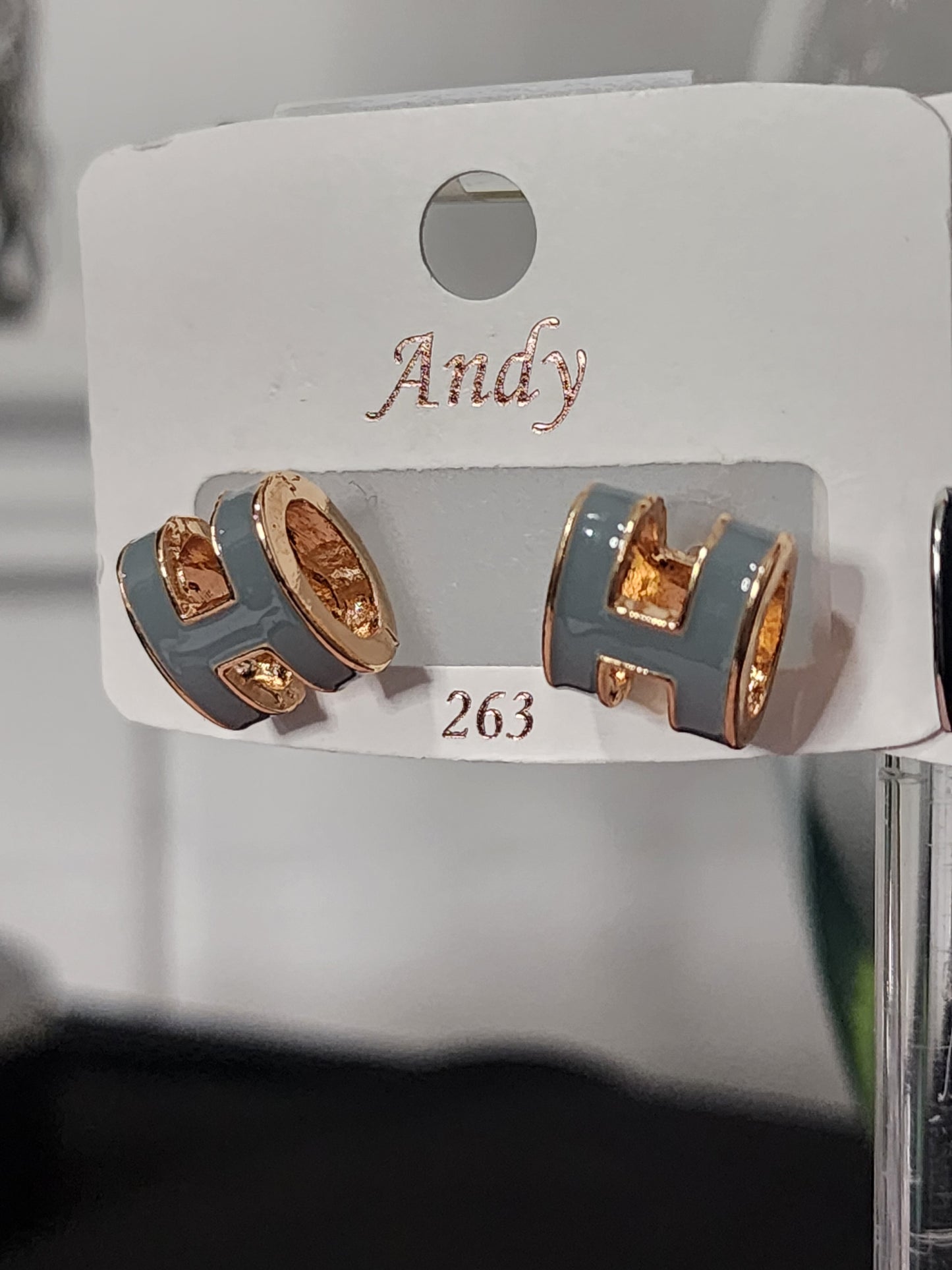 Fashion H Earrings