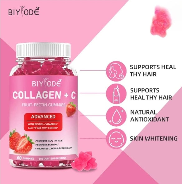 Collagen Fruit Pectin (60 Gummies)