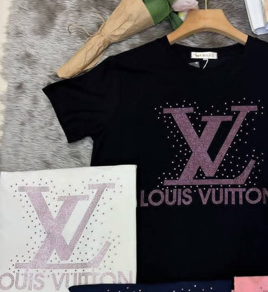 Butterfly Soft Rhinestone Tshirts