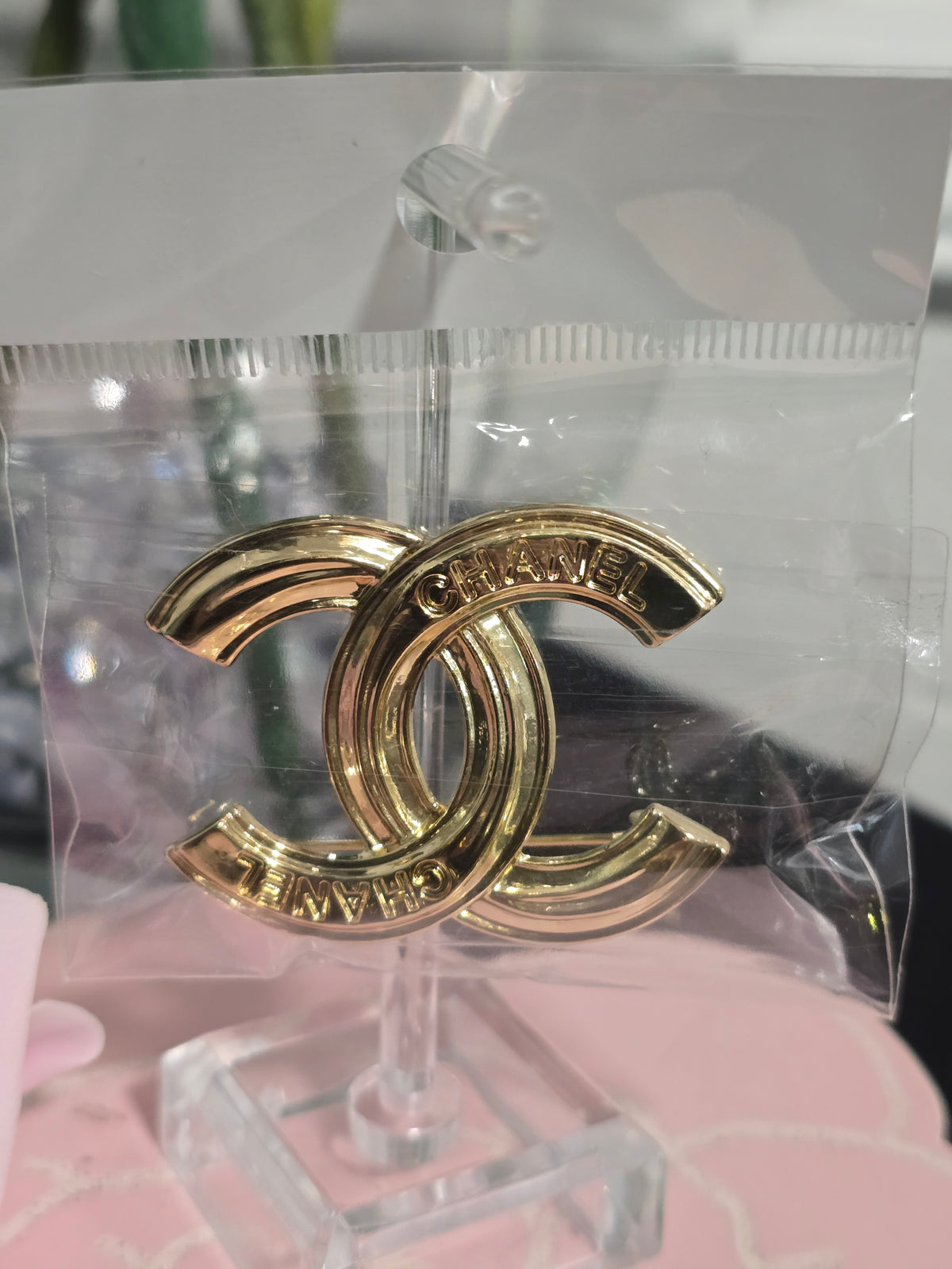 Gold or Silver Rhinestone Brooches (Handmade)